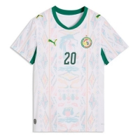Camiseta Senegal Habib Diallo #20 Primera Equipación Replica Mundial 2026 para mujer mangas cortas